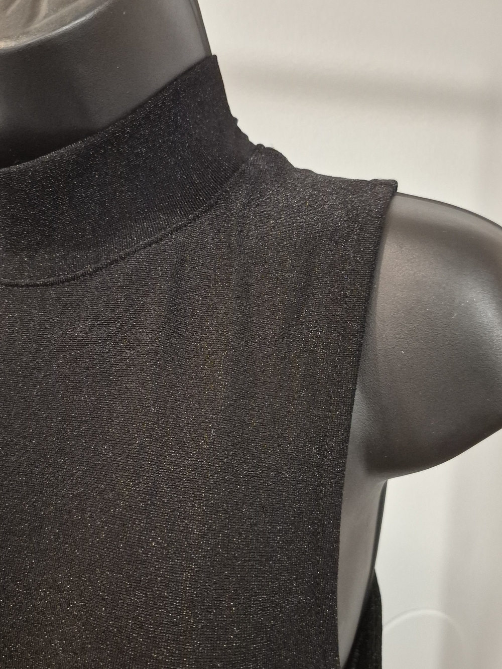 Wild Fable Shimmer Knit Sleeveless Skater Dress with Mock Neck